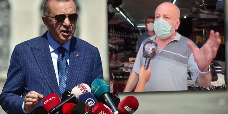 مواطن يرد على أردوغان: الاقتصاد يحلق ولكن رأسه للأسفل