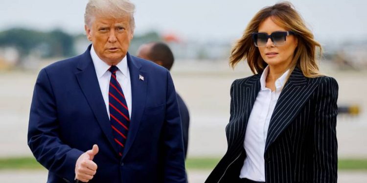 ترامب يعلن إصابته وزوجته بفيروس كورونا