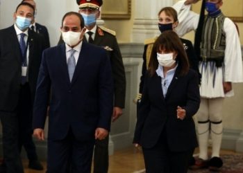 رئيسة اليونان تشتكي “الانحراف التركي” والسيسي يؤكد دعمه حقوق أثينا البحرية