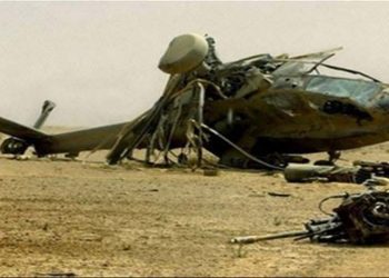 مقتل 8 جنود في سقوط مروحية بالبحر الأحمر قرب جزيرة تيران