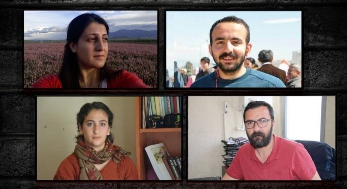 100 يوم على اعتقال 4 صحفيين أكراد دون لائحة اتهام