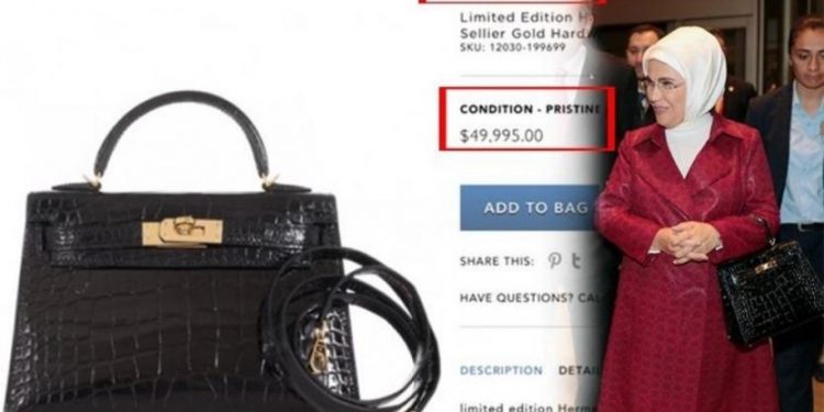 أمينة أردوغان تطالب المحكمة بإلغاء قرار براءة صحفي تحدث عن حقائبها