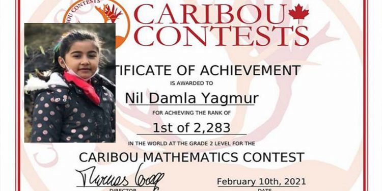 فتاة تركية تحرز المركز الأول بالعالم في امتحان الرياضيات