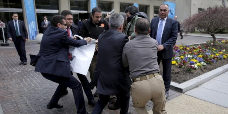 إدانة أمريكية رسمية لاعتداء حراس أردوغان على معارضيه في واشنطن