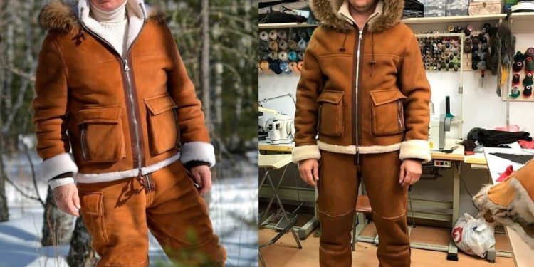 بوتين يرتدي معطفًا تركيًّا