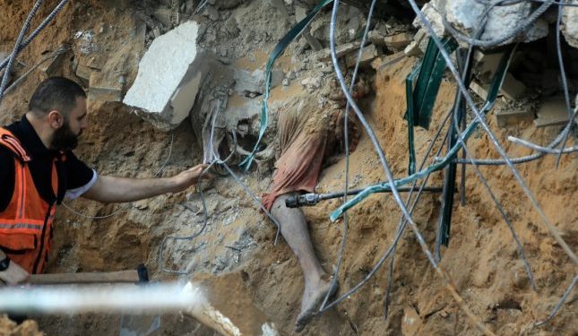 ضحايا القصف الإسرائيلي على غزة إلى الآن 119 قتيلا و830 مصابًا