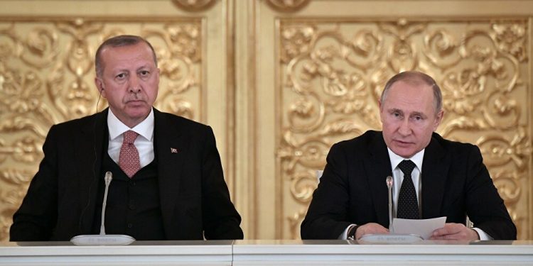 بوتين وأردوغان يبحثان العمل العسكري المشترك لبلادهما في سوريا