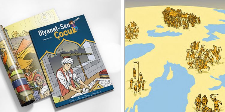 تركيا: “قطع رأس” داخل مجلة أطفال دينية رسمية!