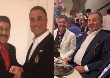 والد وزير داخلية تركيا يظهر مع أحد رجال زعيم المافيا المعتقلين