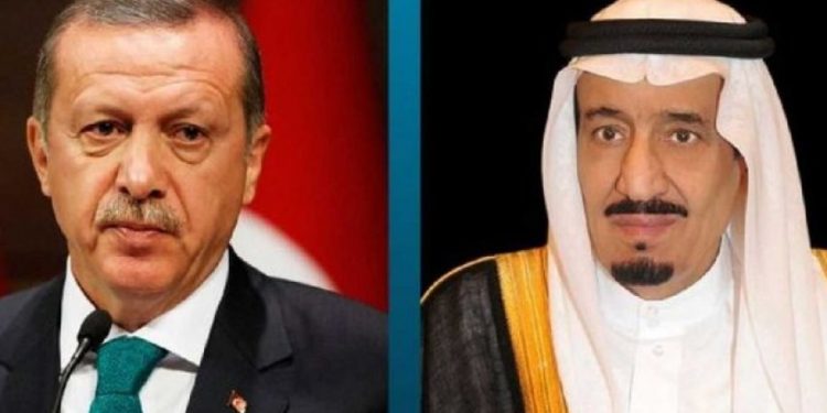 اتصال هاتفي بين الرئيس أردوغان والملك سلمان