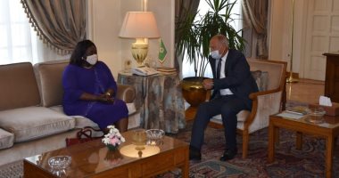 أبوالغيط يستقبل وزيرة خارجية جنوب السودان