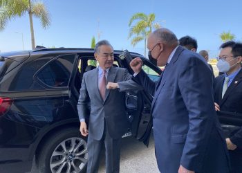 شكري يبحث مع نظيره الصيني تفعيل دعم بكين لموقف مصر والسودان بشأن سد النهضة