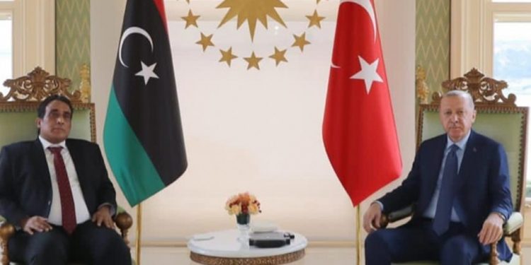 المنفي وأردوغان يتدارسان الوضع في ليبيا وتونس