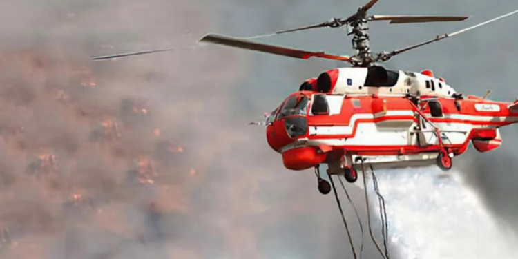 تركيا تستأجر مروحية إخماد حريق من كازاخستان