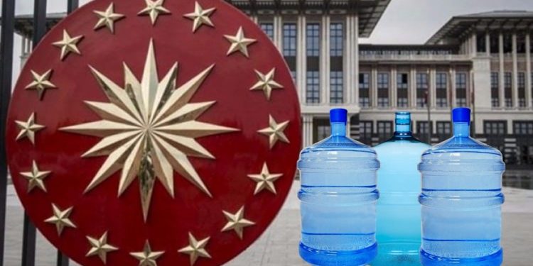 قصر أردوغان ينفق 187 مليون ليرة على مياه الشرب