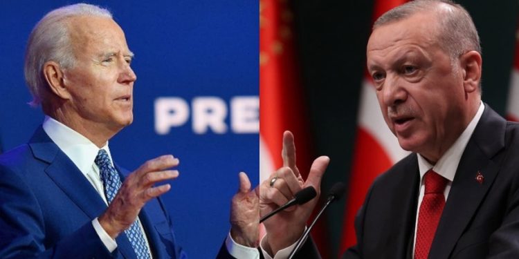أردوغان يصف بايدن في أمريكا بالصديق وفي تركيا شئ آخر!
