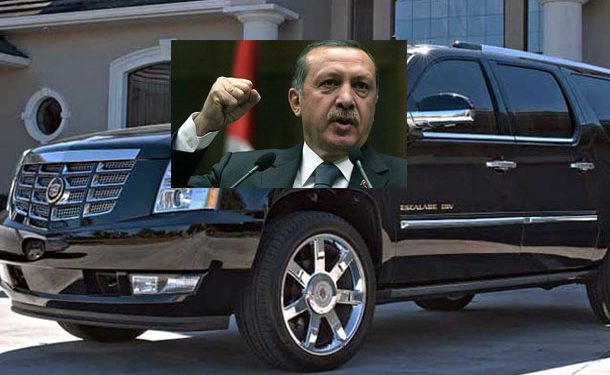270 ألف دولار تكلفة نقل سيارات أردوغان المصفحة إلى أمريكا