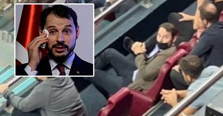 ظهور نادر.. صهر أردوغان يحضر مباراة كرة قدم!