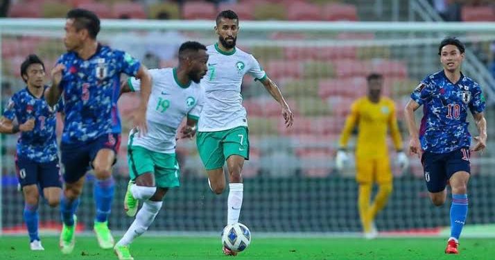 السعودية تحقق فوزًا ثمينًا على اليابان في تصفيات مونديال “قطر” في جدة أمس