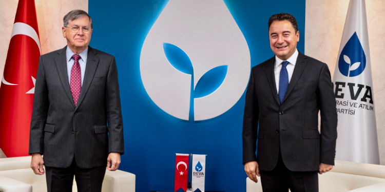 السفير الأمريكي في تركيا يزور علي باباجان