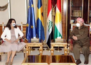 مسعود بارزاني يناقش مع وزيرة الخارجية السويدية قضايا المنطقة