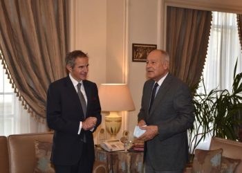 أبو الغيط يستقبل المدير العام للوكالة الدولية للطاقة الذرية