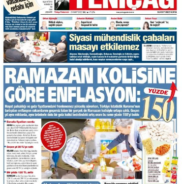 مانشيت صحيفة تركية: “صندوق رمضان” يعكس مستوى التضخم الحقيقي