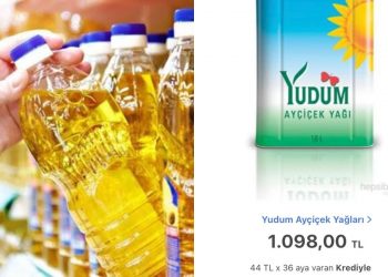 بيع زيت عباد الشمس في تركيا بالتقسيط على 36 شهرا!