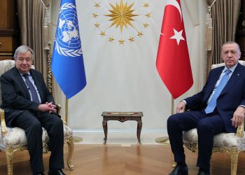 أمين عام الأمم المتحدة يلتقي أردوغان بعيدًا عن الصحافة