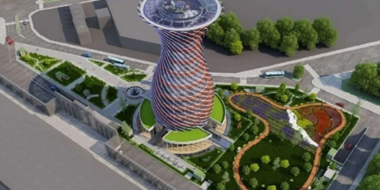برج بشكل “مزهرية” يكلف بلدية تركية 45 مليون ليرة