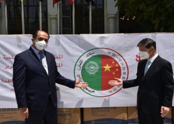 الجامعة العربية تتلقى شحنة مستلزمات طبية من الصين