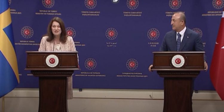 هل صرخ وزير الخارجية التركي في نظيرته السويدية؟