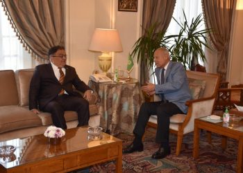 أبو الغيط يستقبل وزير الشؤون الاستراتيجية البرازيلي