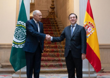 أبو الغيط يلتقي ملك إسبانيا