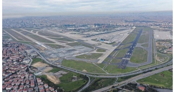 بناء مدرسة على أرض مطار أتاتورك المهدوم