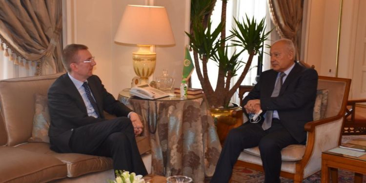 وزير خارجية لاتفيا يزور الجامعة العربية