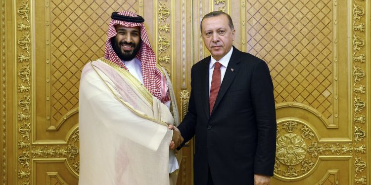 أردوغان يتصل هاتفيًّا بـ”محمد بن سلمان”