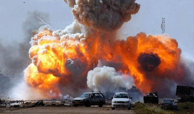مسيرة تركية تقصف مصنع وتتسبب بانفجار في الحسكة السورية