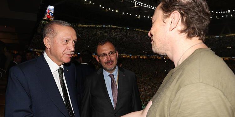 الرئيس أردوغان يلتقي بـ”إيلون ماسك”