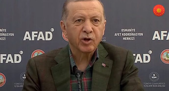 أردوغان يهاجم منتقدي مساعدات الزلزال 