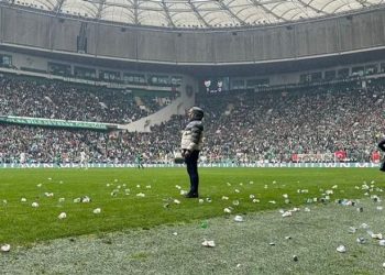 اعتقال 7 بسبب أحداث مباراة بورصة سبور وأمدسبور في بورصة 