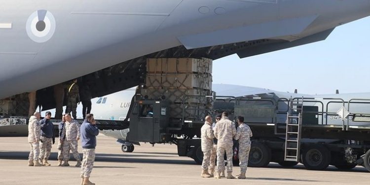 الإمارات ترسل 217 طائرة مساعدات إلى تركيا وسوريا