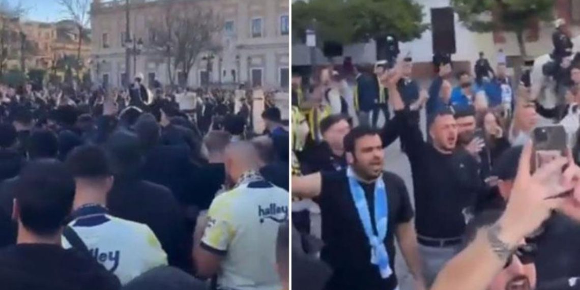 بعد منعهم في تركيا.. جماهير فنربخشه يهتفون من إسبانيا ضد حكومة أردوغان
