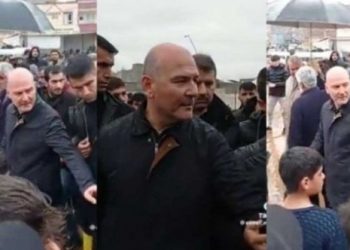 تركيا.. منع مواطنين من الحديث مع وزير الداخلية بمناطق السيول