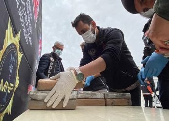 ضبط 97 كجم كوكايين في ميناء مرسين