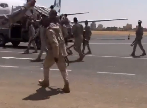 توقف حركة الملاحة الجوية في مطار الخرطوم