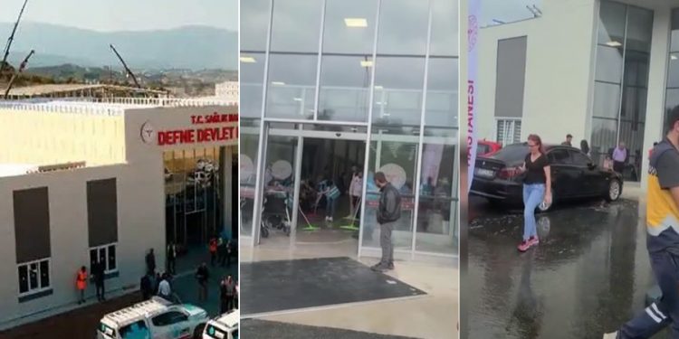 المياه تغمر مستشفى حكومي في هاتاي بعد أيام من افتتاحه 