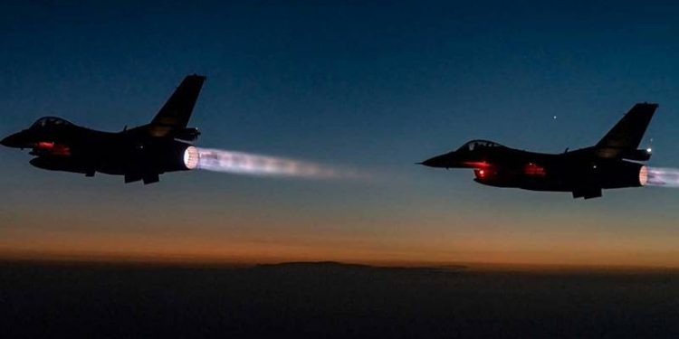  الدفاع التركية تعلن تنفيذ غارة جوية في الشمال السوري