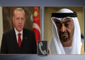 أردوغان يجري اتصالًا هاتفيًّا مع رئيس الإمارات 