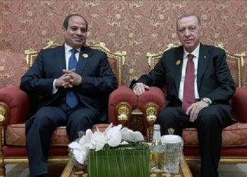 أردوغان يهنئ السيسي ويناقش التطورات في غزة